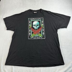 Vintage 1987 Ray‎ Troll Spawn Till You Die T Shirt XXL Oneita Power T USA Made